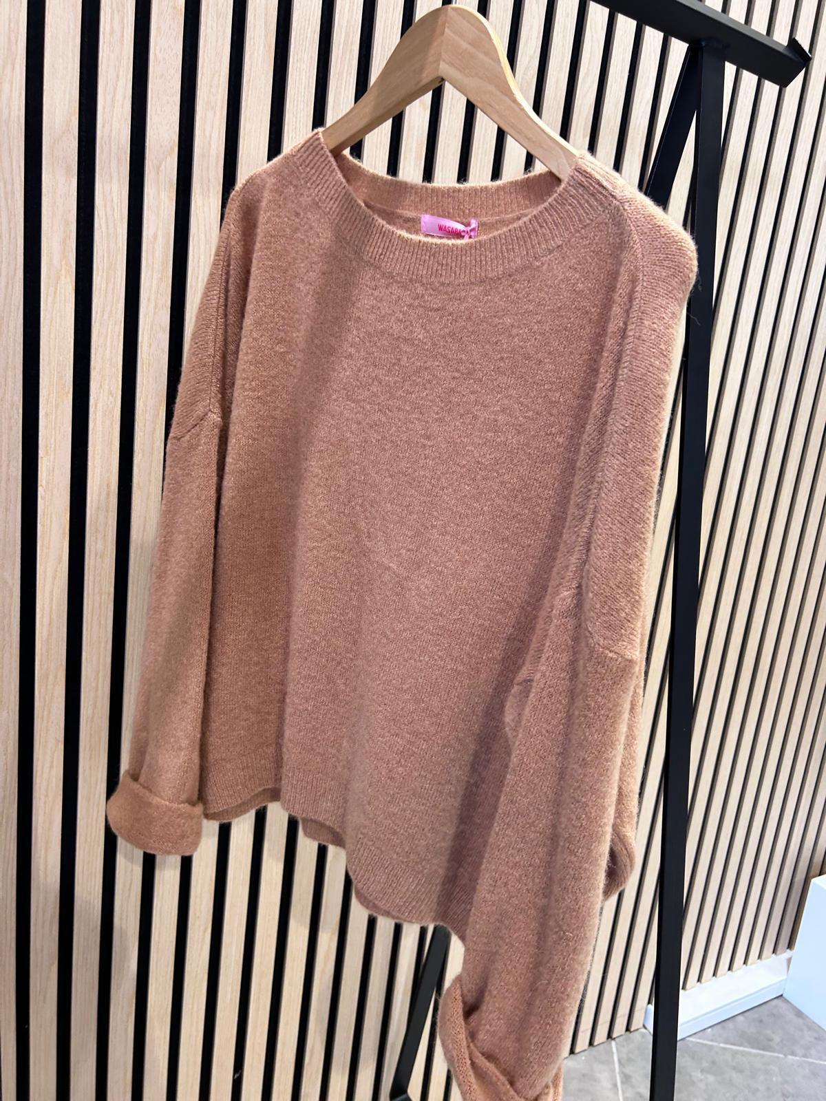 Baby Alpaka Krempel Pullover