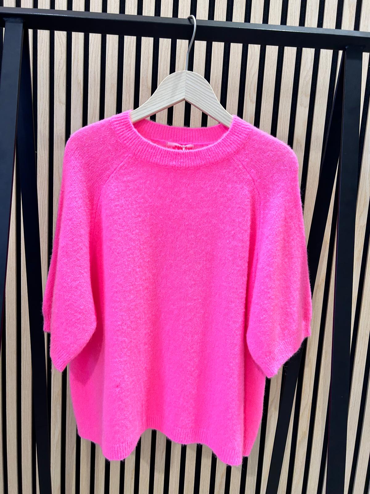 Baby Alpaka Kurzarm Pullover