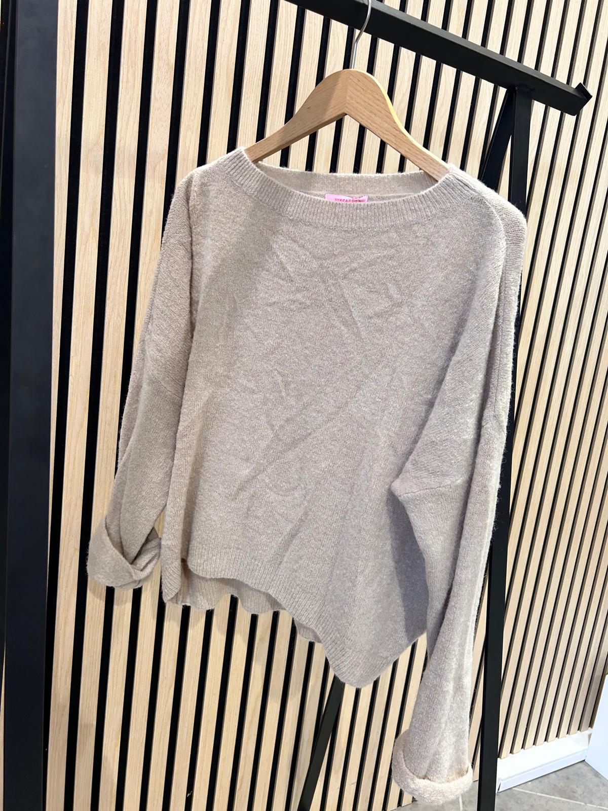 Baby Alpaka Krempel Pullover