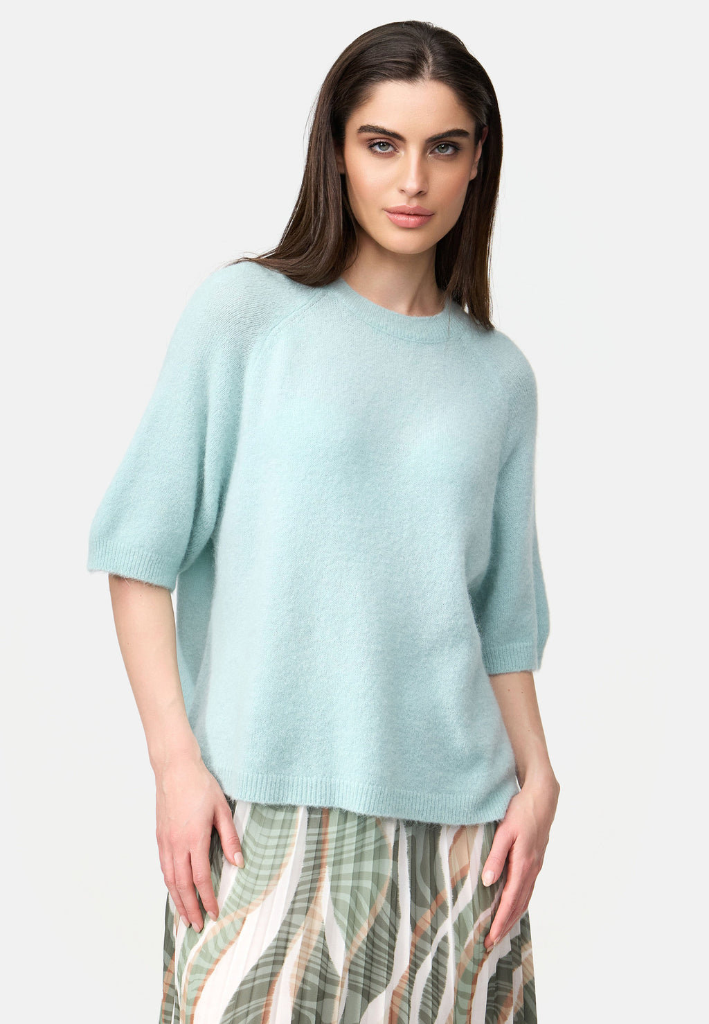 Alpaka Pulli Halbarm