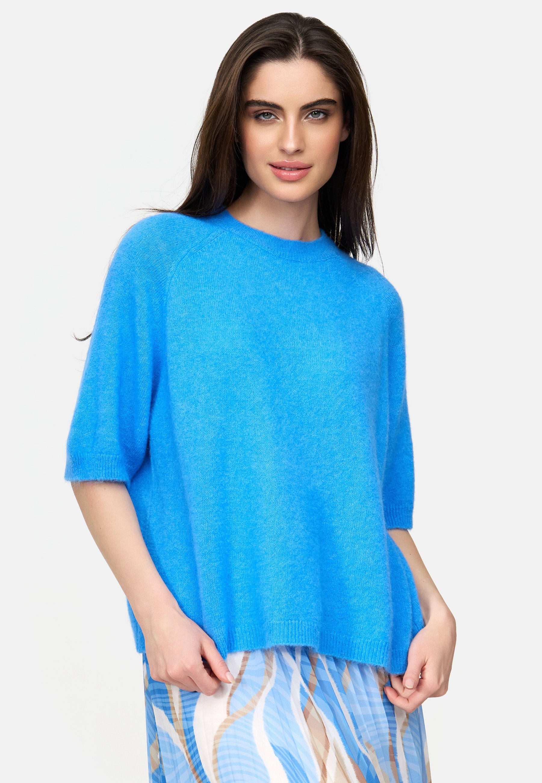 Alpaka Pulli Halbarm