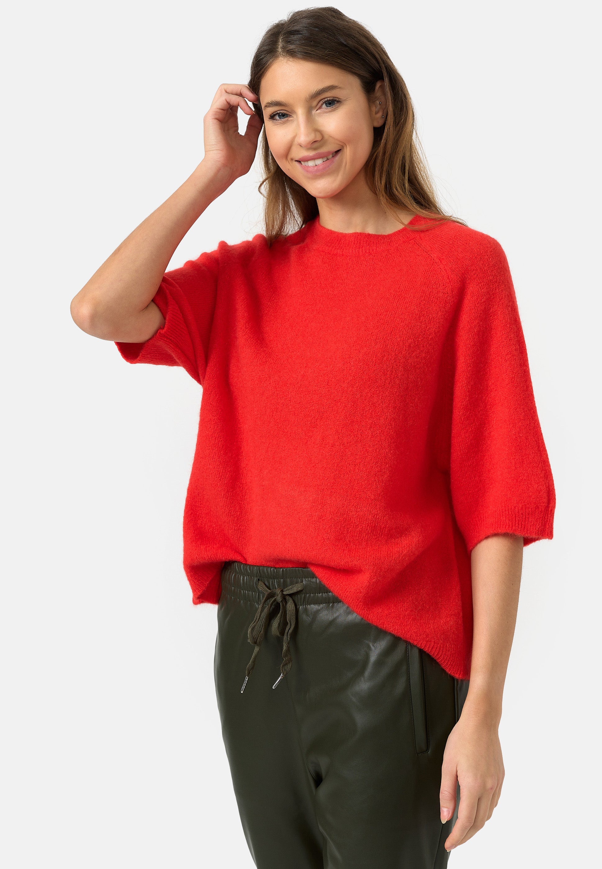 Alpaka Pulli Halbarm