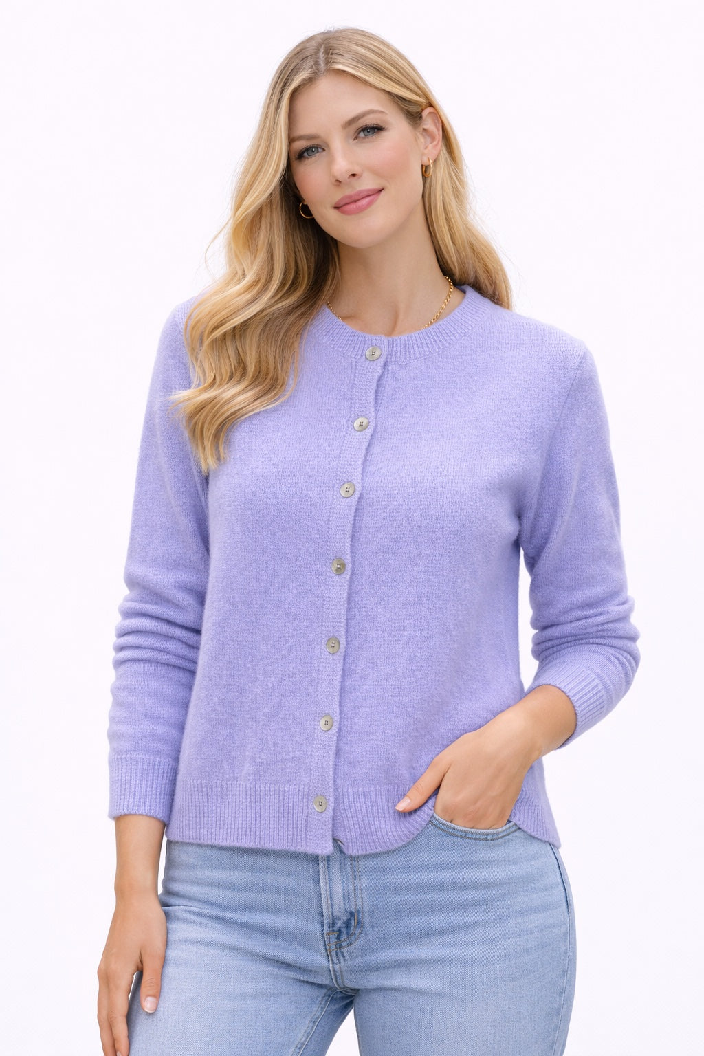 Baby Alpaka Strick Jacke