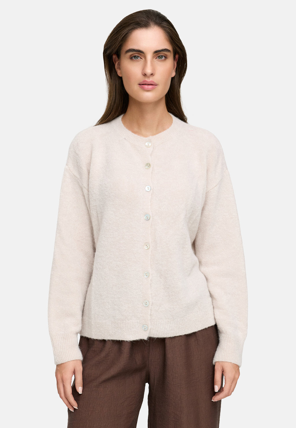 Baby Alpaka Strick Jacke