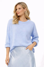 Lässiger Baby Alpaka Krempel Pulli