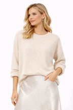 Lässiger Baby Alpaka Krempel Pulli