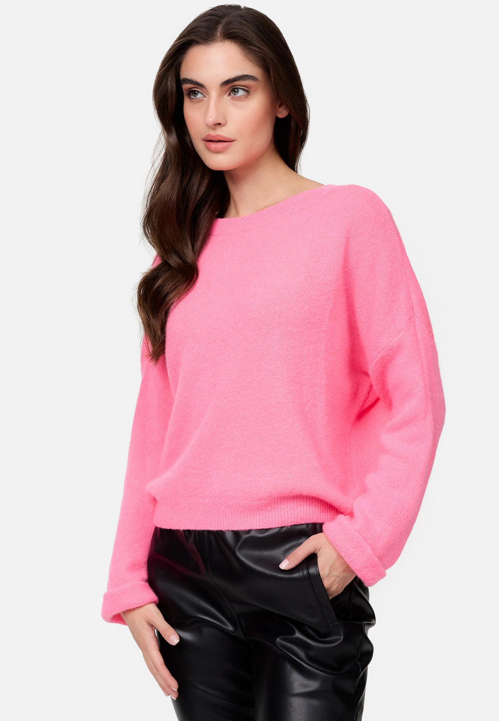 Lässiger Baby Alpaka Krempel Pulli