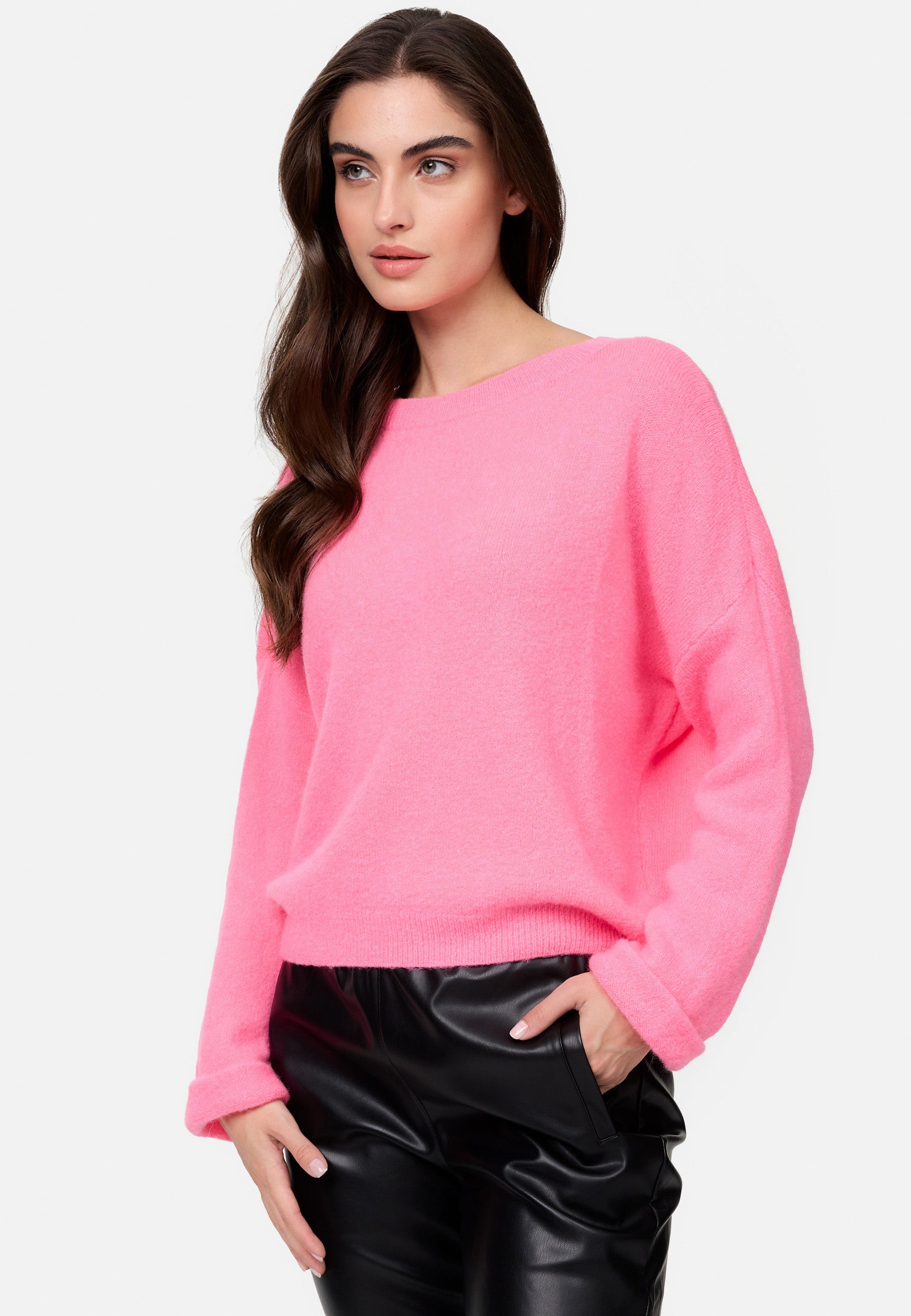 Lässiger Baby Alpaka Krempel Pulli