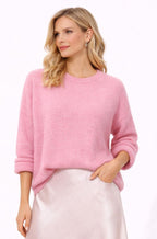 Lässiger Baby Alpaka Krempel Pulli